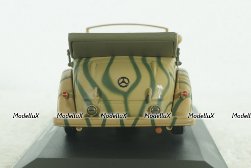 Mercedes TYP 770K (W150) 1943 Deutsches Africa Korps, Tunisia, Altaya Military #6 Altaya 1:43
