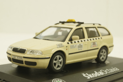 Skoda Octavia Combi 1996, Taxi Praha, 143-005XDB, Abrex 1:43