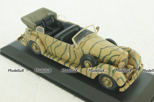 Mercedes TYP 770K (W150) 1943 Deutsches Africa Korps, Tunisia, Altaya Military #6 Altaya 1:43