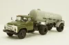 Зил-130В1 с п/прицепом ТЦ-4, на арочной резине, АвтоИстория 1:43