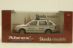 Skoda Fabia Combi, Mestska Policie, white, 143ABX-004XB, Abrex 1:43