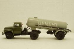 Зил-130В1 с п/прицепом ТЦ-4, на арочной резине, АвтоИстория 1:43