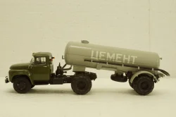 Зил-130В1 с п/прицепом ТЦ-4, на арочной резине, АвтоИстория 1:43