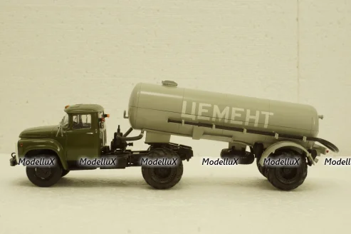 Зил-130В1 с п/прицепом ТЦ-4, на арочной резине, АвтоИстория 1:43