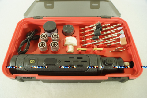 Аккумуляторная Шлифовально-гравировальная машина ARIDOO в кейсе, набор, DM520h8