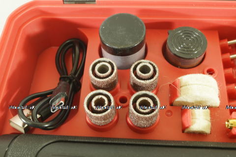 Аккумуляторная Шлифовально-гравировальная машина ARIDOO в кейсе, набор, DM520h8