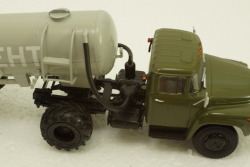 Зил-130В1 с п/прицепом ТЦ-4, на арочной резине, АвтоИстория 1:43