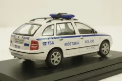 Skoda Fabia Combi, Mestska Policie, white, 143ABX-004XB, Abrex 1:43
