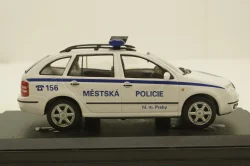 Skoda Fabia Combi, Mestska Policie, white, 143ABX-004XB, Abrex 1:43