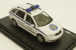 Skoda Fabia Combi, Mestska Policie, white, 143ABX-004XB, Abrex 1:43