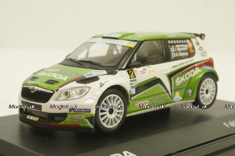 Skoda Fabia Super 2000, #2 J.Haninen/M.Markkula, 143LE-604D, Abrex 1:43