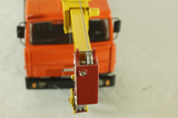 КС-3575А-1 автокран 12,5т на шасси Камаз-55313, красный/желтый Minigrad 1:43