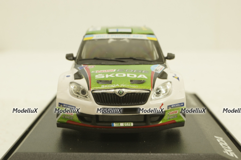 Skoda Fabia Super 2000, #2 J.Haninen/M.Markkula, 143LE-604D, Abrex 1:43