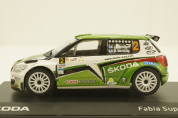 Skoda Fabia Super 2000, #2 J.Haninen/M.Markkula, 143LE-604D, Abrex 1:43