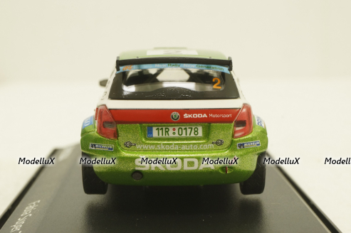 Skoda Fabia Super 2000, #2 J.Haninen/M.Markkula, 143LE-604D, Abrex 1:43