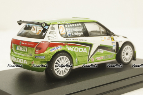 Skoda Fabia Super 2000, #2 J.Haninen/M.Markkula, 143LE-604D, Abrex 1:43