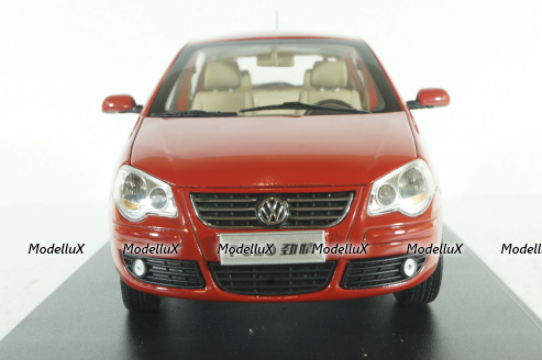 Volkswagen Polo IV 2005, Red, Paudi 1:18