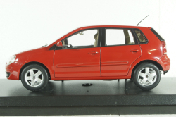 Volkswagen Polo IV 2005, Red, Paudi 1:18