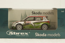 Skoda Fabia Super 2000, #7 N.Vouilloz/B.Veillas, 143XAB604TF, Abrex 1:43