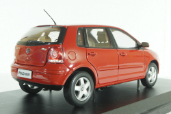 Volkswagen Polo IV 2005, Red, Paudi 1:18