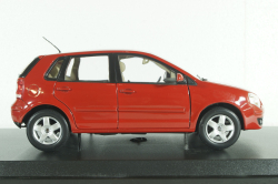 Volkswagen Polo IV 2005, Red, Paudi 1:18