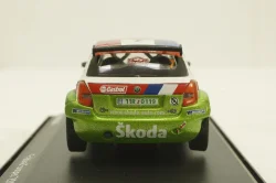 Skoda Fabia Super 2000, #7 N.Vouilloz/B.Veillas, 143XAB604TF, Abrex 1:43