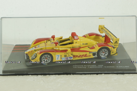 Porsche RS Spyderr #7 12h Sebring 2008, Porsche Racing Collection #19, PRC019, Altaya 1:43 Уценка!