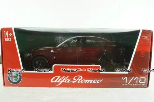 Alfa Romeo Giulia GTA 2020 red, BU11048, Bburago 1:18
