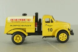 МЗ-51А Аэрофлот маслозаправщик на шасси Газ-52А Аэрофлот, желтый/белый, SL089, СарЛаб 1:43