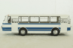 ЛАЗ-695Н (1981), белый/синий, DEMPRICE 1:43 