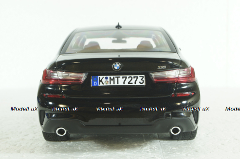 BMW 330i (G20) 2019 Black metallic, 183277, Norev 1:18