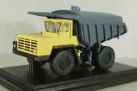 Белаз-540 карьерная поливалка, желтый/серый, Nik Models 1:43
