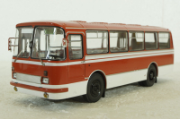 ЛАЗ-695Н (1981), красный/белый, DEMPRICE 1:43 