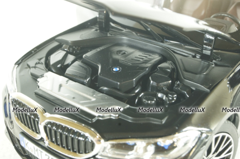 BMW M3 Competition 2017 F80, blue metallic, 183236, Norev 1:18