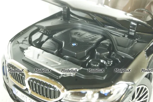 BMW M3 Competition 2017 F80, blue metallic, 183236, Norev 1:18