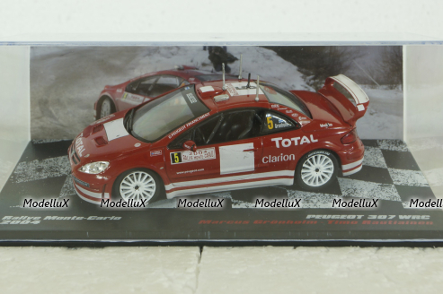 Peugeot 307 WRC Rally Monte Carlo 2004, M.Gronholm, Altaya 1:43