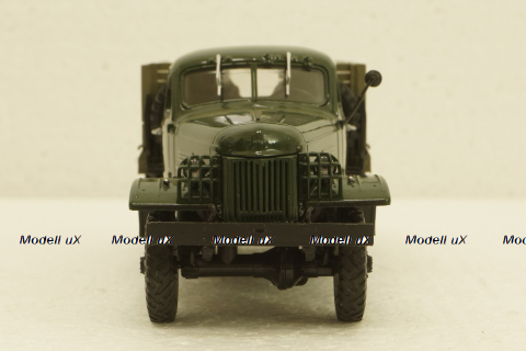 Зис-151, бортовой, зеленый, 100404, АвтоИстория 1:43