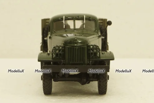 Зис-151, бортовой, зеленый, 100404, АвтоИстория 1:43