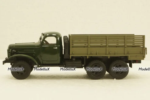 Зис-151, бортовой, зеленый, 100404, АвтоИстория 1:43