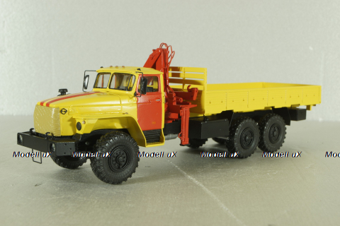 Урал-4320-0911 Аварийный, с манипулятором, желтый, Nik Models 1:43