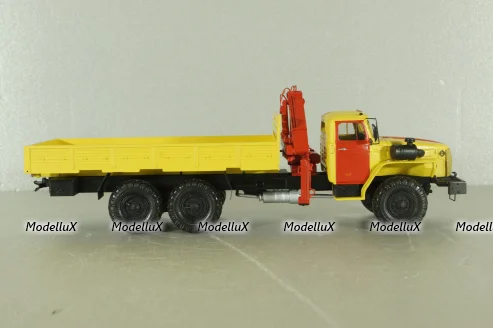 Урал-4320-0911 Аварийный, с манипулятором, желтый, Nik Models 1:43