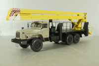 Урал-4320-0911 c подъемником ВС-22, бежевый, Nik Models 1:43