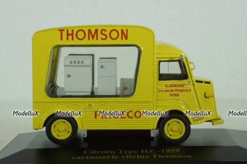 Citroen Type HZ vitrine Thomson, 1959, Hachette 1:43
