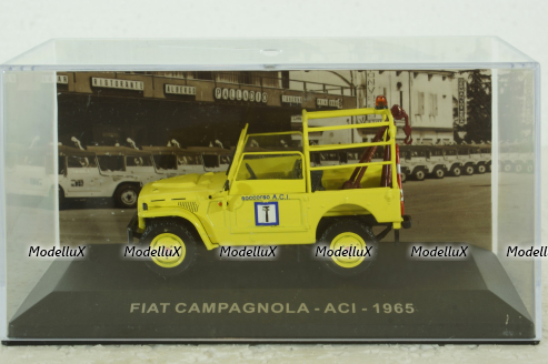 Fiat Campagnola, Aci, 1965, yellow, Altaya 1:43