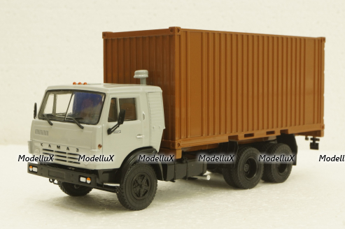 Камаз-53212 с 20-футовым контейнером, 101999, ПАО Камаз 1:43