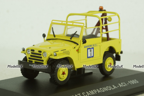 Fiat Campagnola, Aci, 1965, yellow, Altaya 1:43