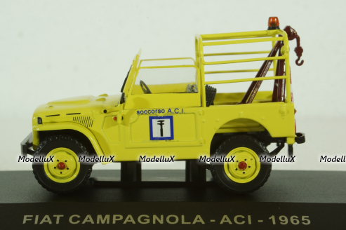 Fiat Campagnola, Aci, 1965, yellow, Altaya 1:43