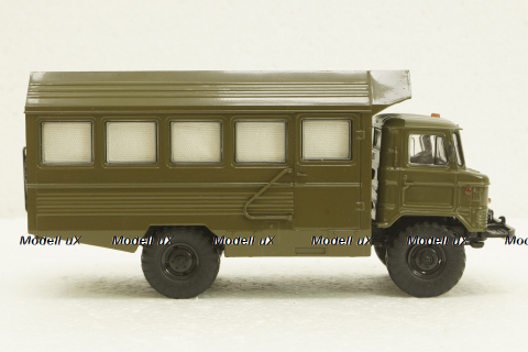 Газ-66 КСП, хаки, АвтоИстория 1:43