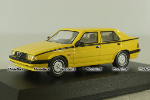Alfa Romeo 75 T.spark, yellow, 201605, Kyosho 1:64