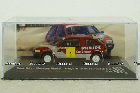 Seat Ibiza Bimotor Proto Rally, red, Altaya 1:43